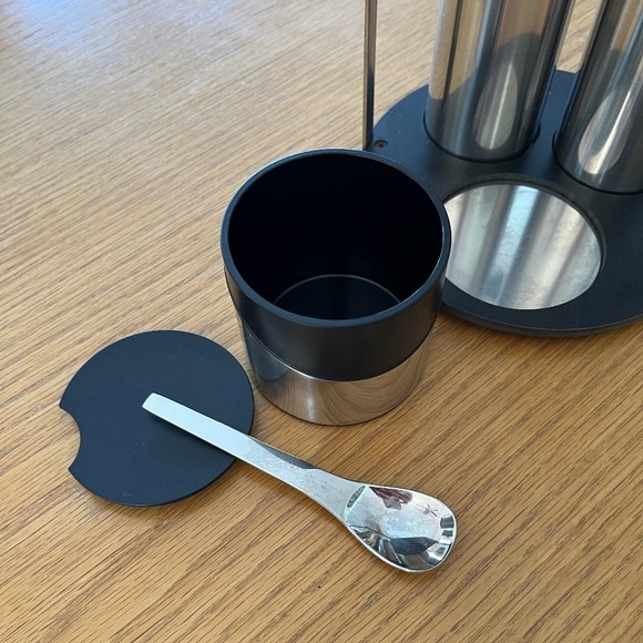 ROYAL COPENHAGEN SET OF OIL, VINEGAR AND MUSTARD JAR ON TRAY MCM - Picture 4 of 4